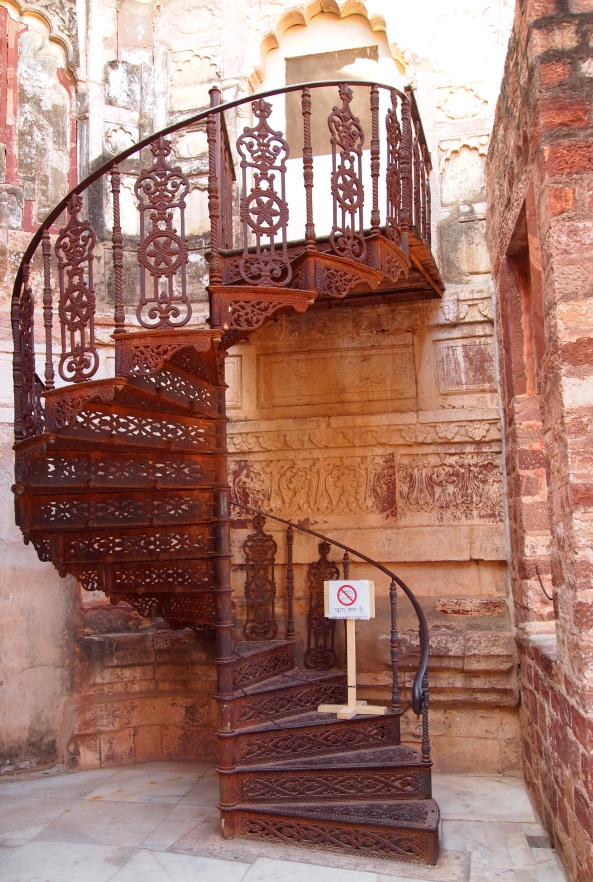 staircase at Mehrangarh Fort