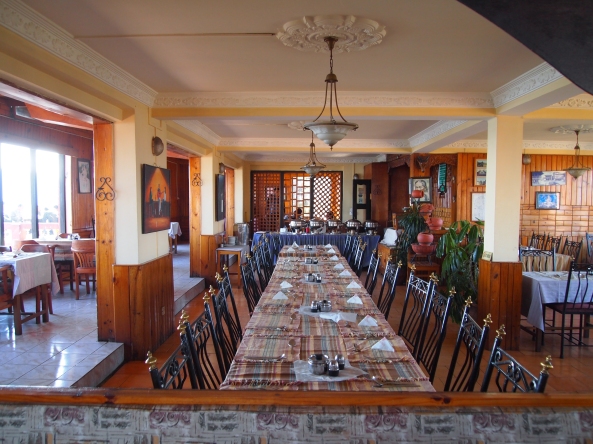 the dining room at Hotel View Point